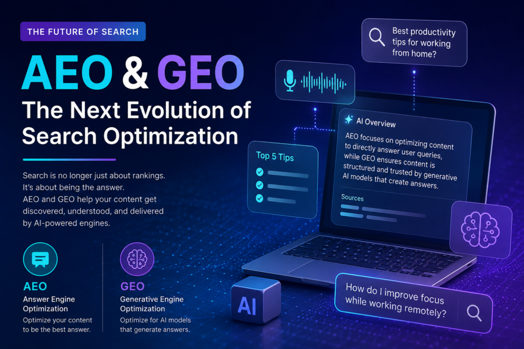 AEO and GEOSEODigital Content in the AI Search Era